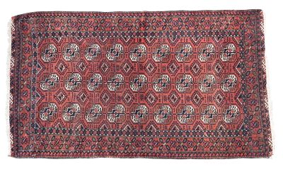Antique Bokhara Rug . Antique Bokhara area rug measuring approx. 6'5" x 3'10". Condition: Rugs 