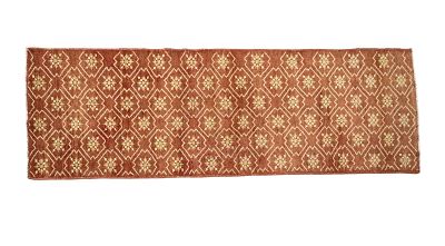 SA Oushak Area Rug. Semi-antique Oushak area rug measuring approx. 2'9" x 8'7". Condition: Rugs 