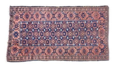 Antique Baluchi Area Rug. Antique Baluchi area rug measuring approx. 3'1" x 5'4". Condition: 