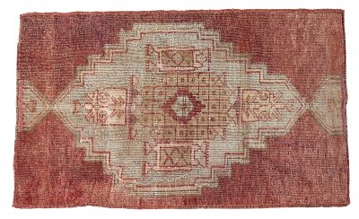 SA Turkish Oushak Rug. Semi-antique Turkish Oushak area rug. Measures approx. 3'7" x 2'3". 