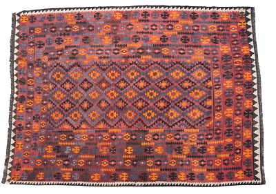 Southwest Kilim Area Rug. Southwest Kilim area rug measuring approx. 9'11" x 7'5". Condition: 