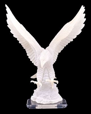 Eagle from the Crystalline Collection. Sculpted eagle from the Crystalline Collection with a 