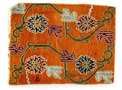 Antique Chinese Throw Rug. Antique Chinese throw rug, good condition. Measures approx. 1'10" x 