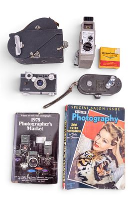 Kodachrome, Argus, and Other Cameras. A Cine Kodak Model E 8MM Kodachrome film video camera 