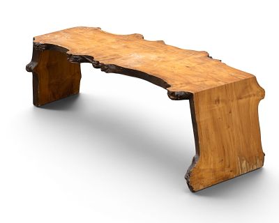 Cherry Freeform Live Wood Dovetailed Coffee Table. A Cherry wood freeform live wood coffee table 