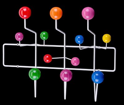Hang-It-All Bubble Coat Rack. Mid-century modern wall-mounted coat rack in the manner of Charles 