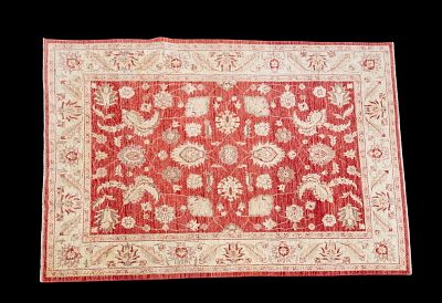 Turkish Oushak Area Rug. Turkish Oushak area rug. Full pile, good condition. Measures approx. 