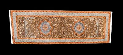 Persian Soumac Hall / Runner Rug ~10.5' L. Persian Soumak hall rug with unusual pattern of 2 