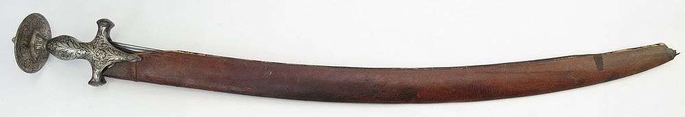 Lot 240: A RARE MUGHAL TULWAR SWORD