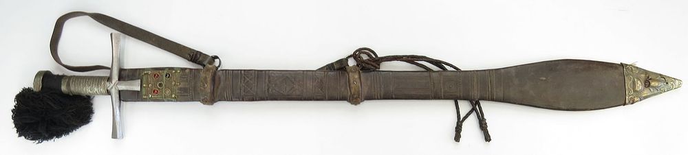 Lot 192: A SUDANESE KASKARA SWORD