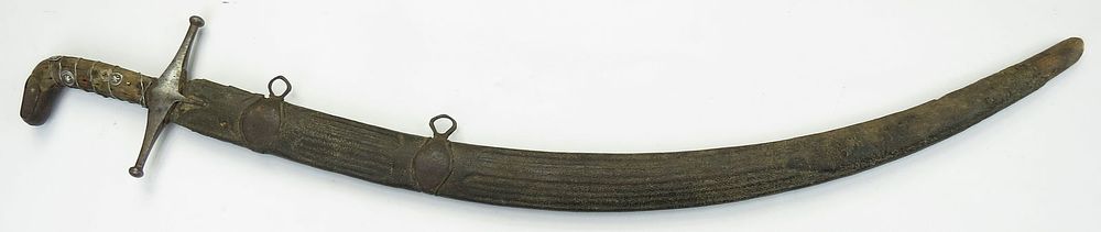 Lot 245: A RARE TURKMEN SHAMSHIR SWORD