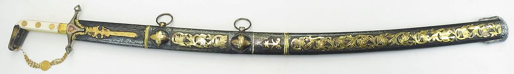 Lot 278: A PRESENTATION ARAB SAIF SWORD