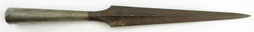 Lot 304: A REPLICA VIKING SPEARHEAD