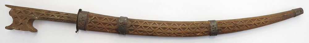 Lot 313: A NORTH AFRICAN NIMCHA DAGGER