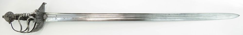 Lot 190: A FINE ENGLISH CIVIL WAR BACKSWORD