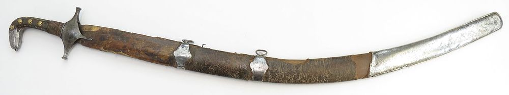 Lot 219: A FINE PERSIAN SHAMSHIR SABER SWORD