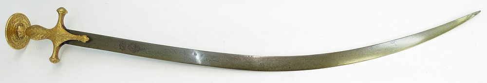 Lot 235: A FINE INDIAN SHAMSHIR SWORD