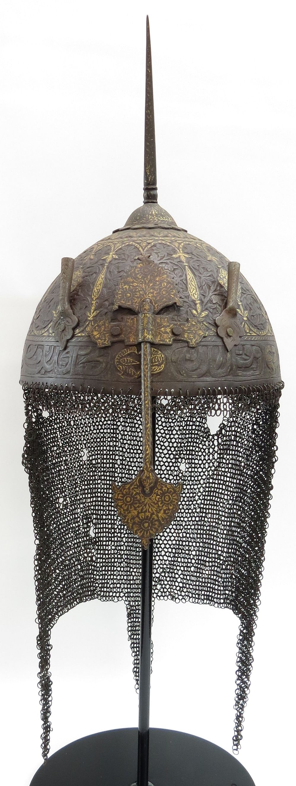 Lot 247: AN INDIAN TOP HELMET