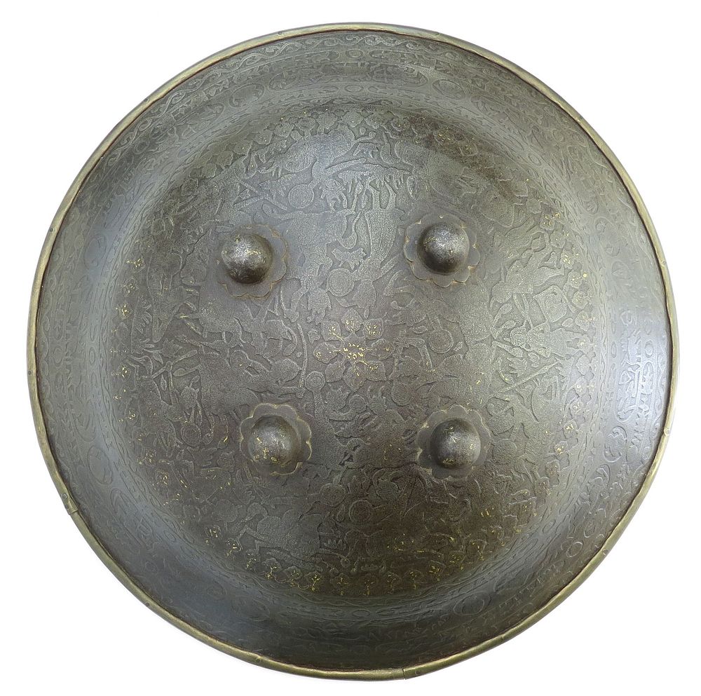Lot 263: A PERSIAN SIPAR SHIELD