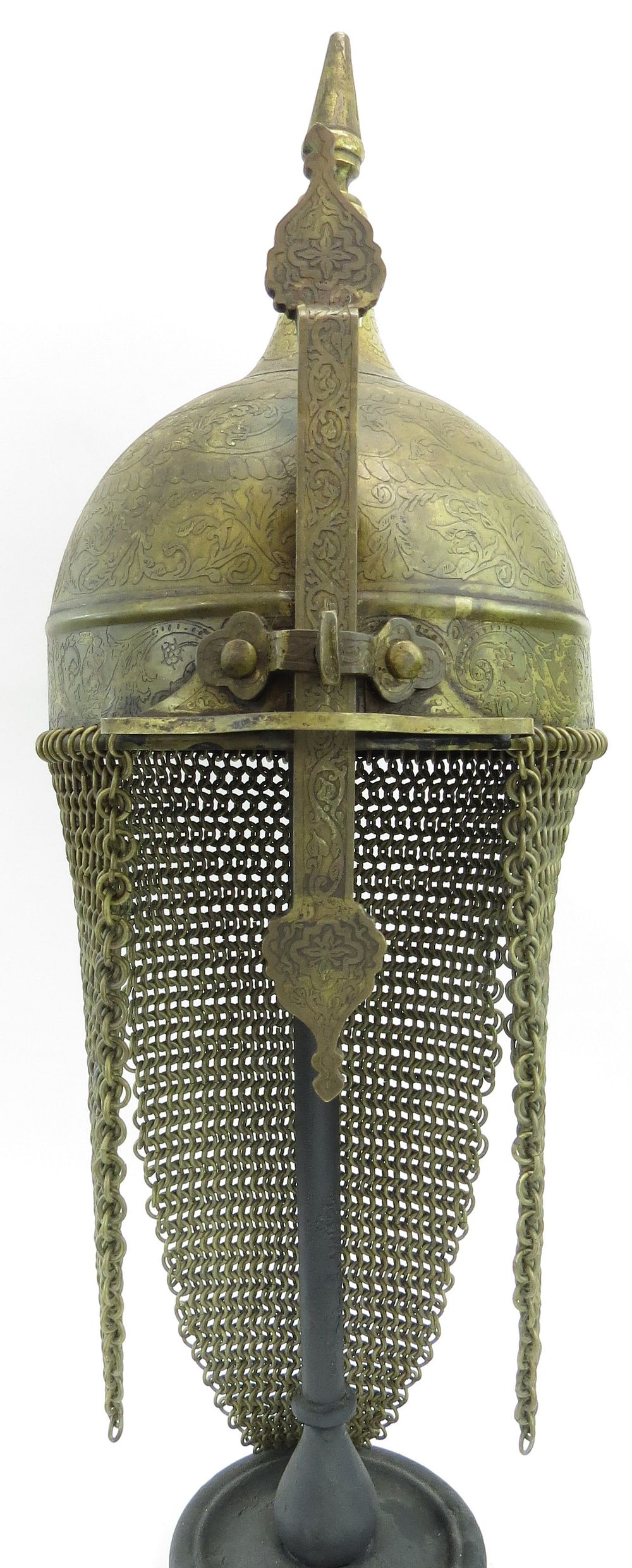 Lot 277: A RARE SUDANESE HELMET