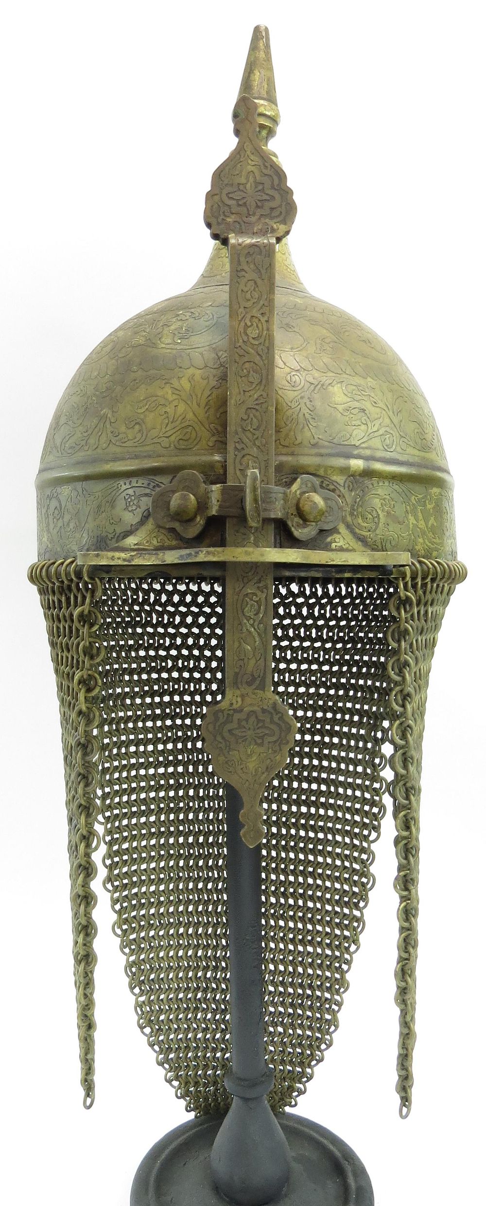 Lot 277: A RARE SUDANESE HELMET