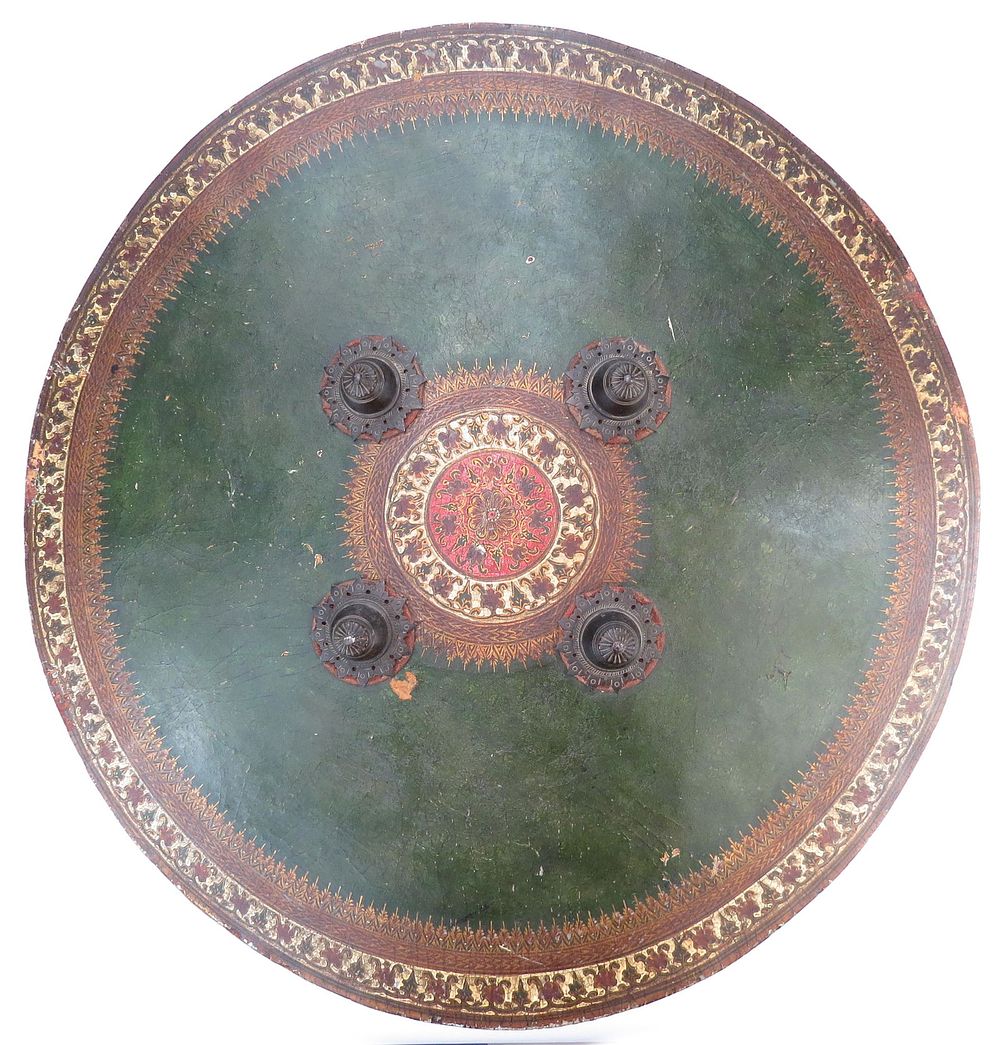 Lot 283: AN INDIAN DHAL SHIELD