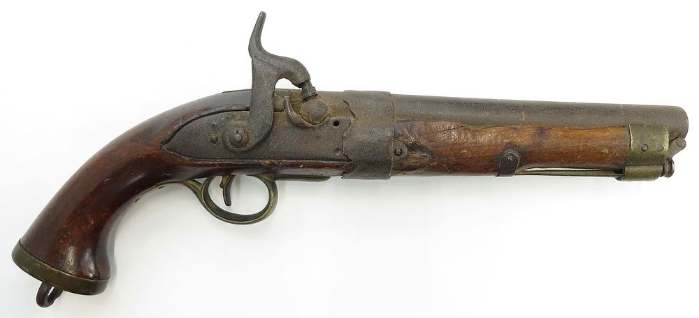 Lot 349: A BELGIAN SEA SERVICE PERCUSSION PISTOL
