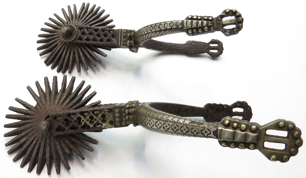 Lot 364: TWO CHILEAN HUASO SPURS
