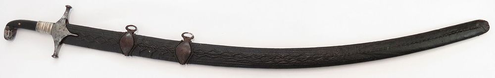 Lot 235: A PERSIAN SHAMSHIR SWORD