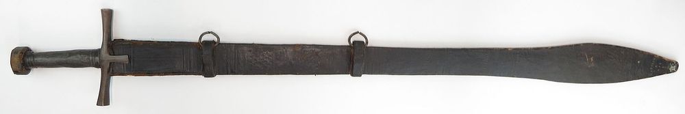 Lot 289: A SUDANESE KASKARA BROADSWORD