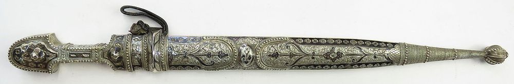 Lot 307: A CAUCASIAN KINDJAL DAGGER