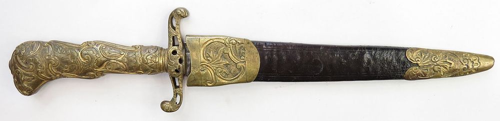 Lot 364: A FRENCH HUNTING DAGGER