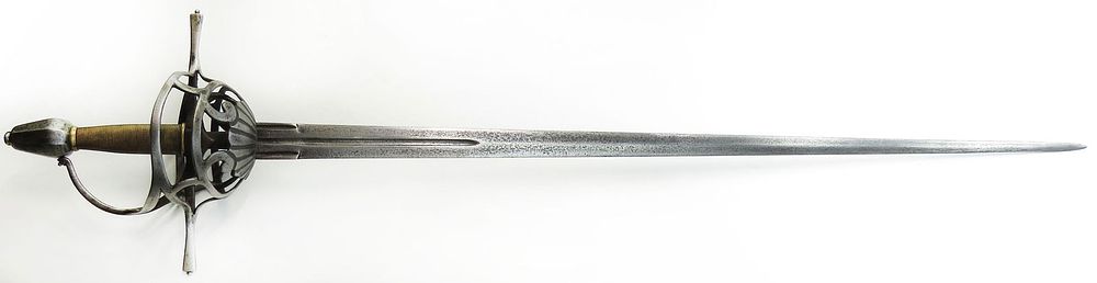 Lot 203: A RARE ENGLISH RAPIER SWORD