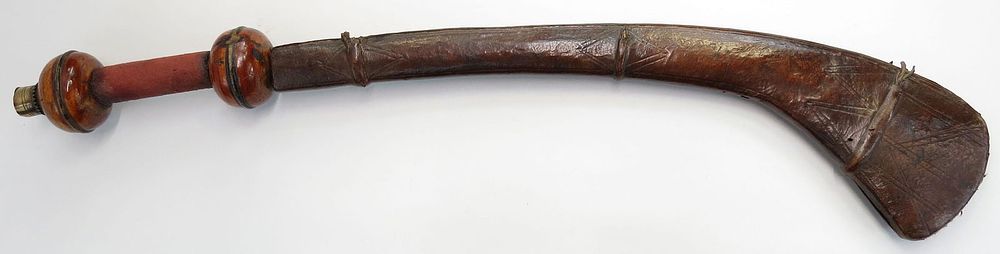 Lot 240: A RARE NEPALESE KORA SWORD
