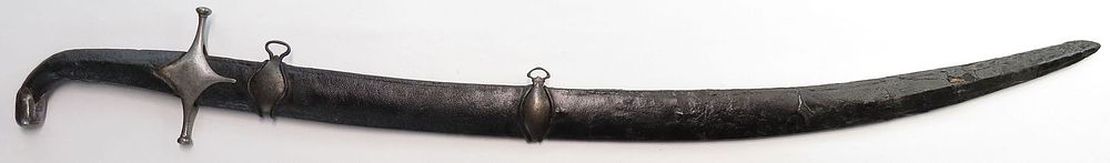 Lot 243: A RARE GEORGIAN SHAMSHIR SWORD