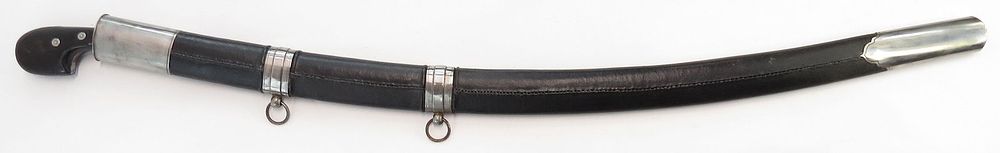 Lot 259: AN AFGHAN SHASHKA-TYPE SABER SWORD