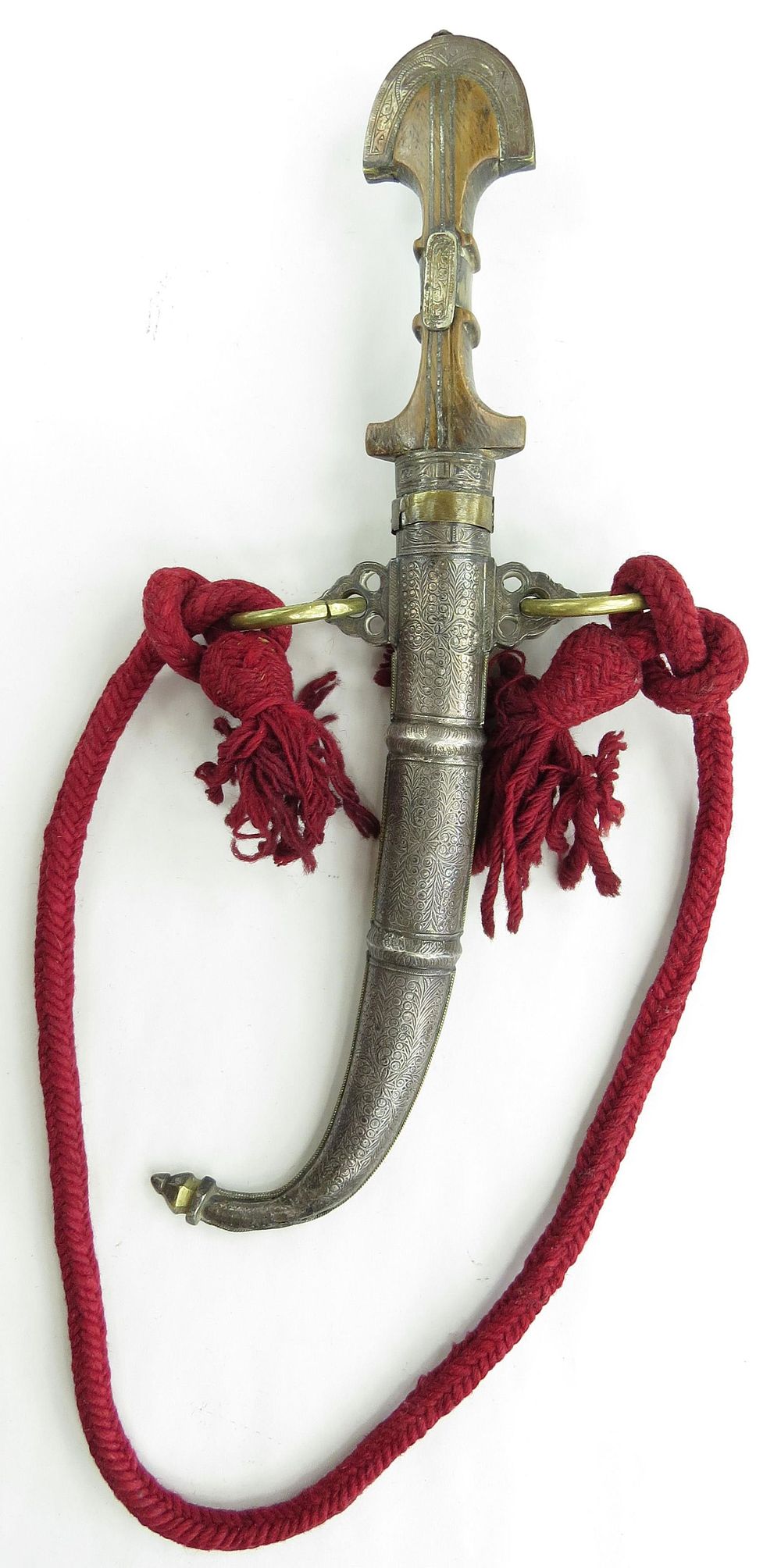 Lot 301: A MOROCCAN KOUMYA DAGGER