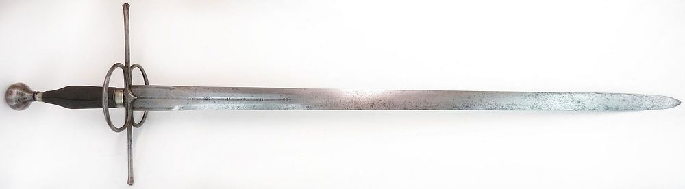 Lot 151: A RARE HAND AND A HALF SWORD
