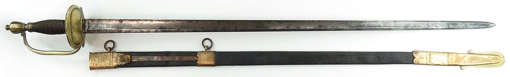Lot 159: A BRITISH M 1796 INFANTRY OFFICER?S SWORD