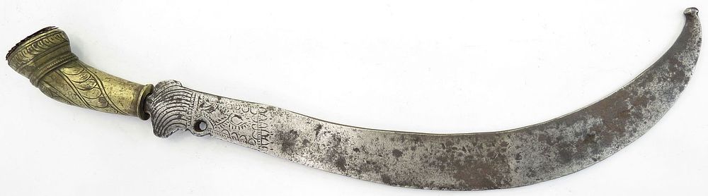 Lot 165: AN INDIAN KONGAVELA SWORD