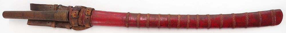 Lot 206: A BURMESE DHA SWORD