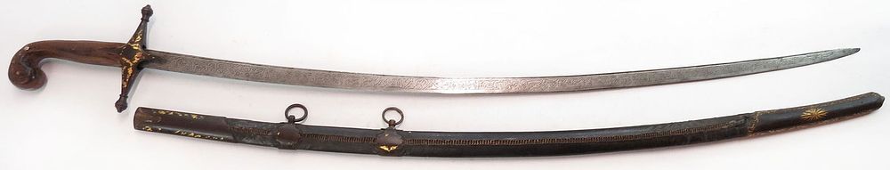 Lot 235: AN OTTOMAN SHAMSHIR SWORD