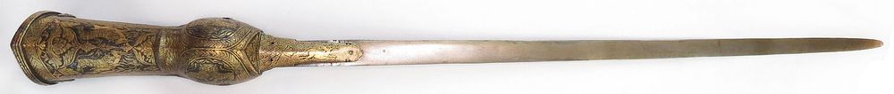 Lot 251: A FINE INDIAN PATA SWORD