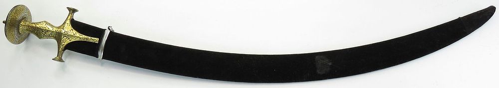 Lot 266: A FINE INDIAN TULWAR SWORD