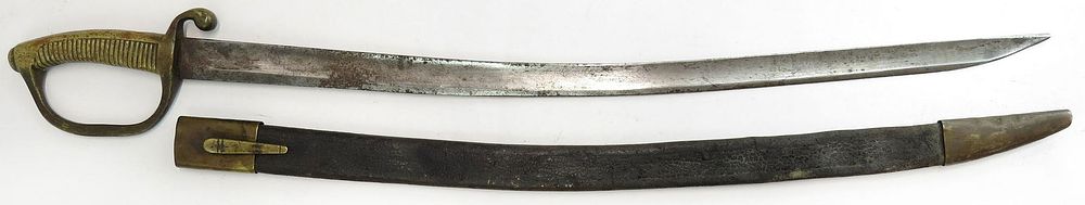 Lot 315: A CONTINENTAL INFANTRY BRIQUET SWORD