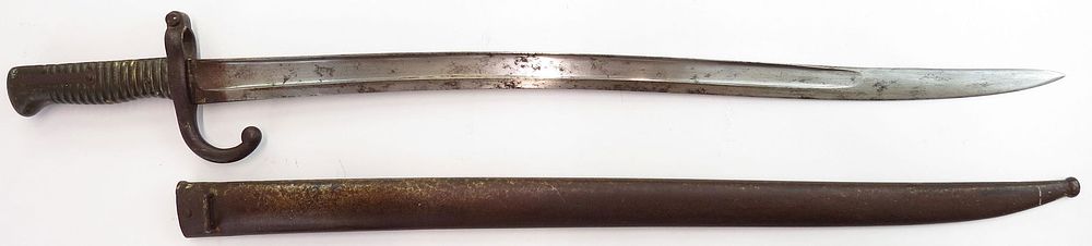Lot 341: A FRENCH M1866 CHASSEPOT BAYONET