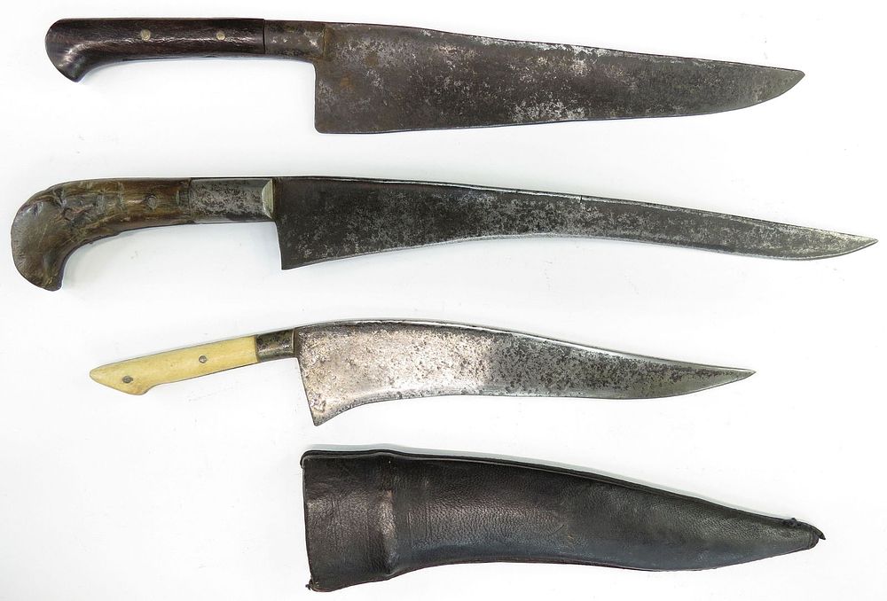 Lot 382: THREE (3) INDIAN DAGGERS