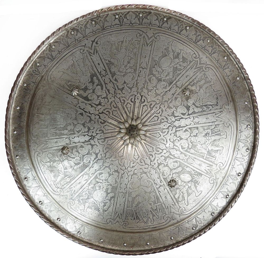 Lot 202: A PARADE SHIELD IN THE MANNERIST STYLE