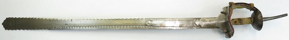Lot 263: A FINE INDIAN KHANDA SWORD
