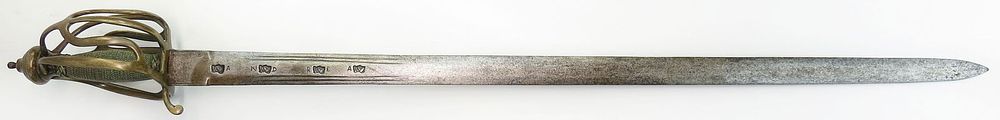 Lot 298: A RARE CONTINENTAL CAVALRY BROADSWORD